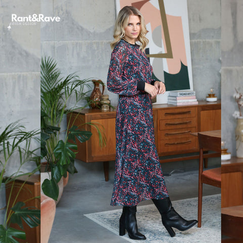 Rant & Rave Gwyneth Dress - Teal