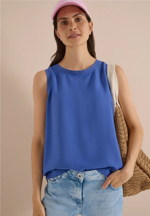 Cecil Solid Top - Blue