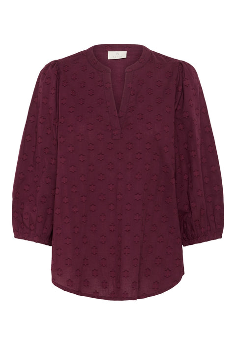 Kaffe Kaenya Blouse - Wine