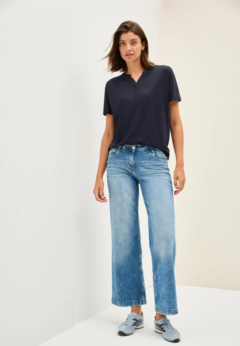 Cecil Shirt - Navy