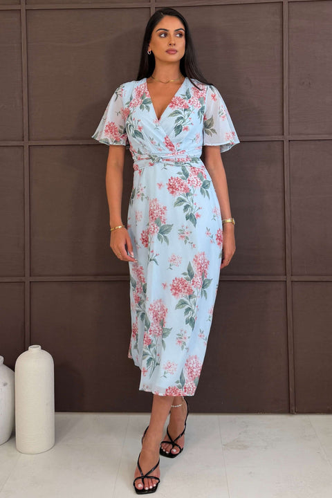 Girl in Mind Daisy Dress - Blue