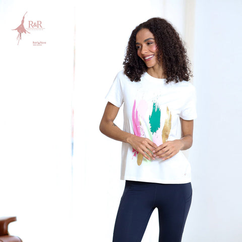 Relax & Renew Delaney Tee White