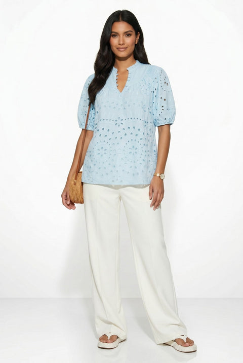 Marc Angelo Avril Cotton Top - Blue
