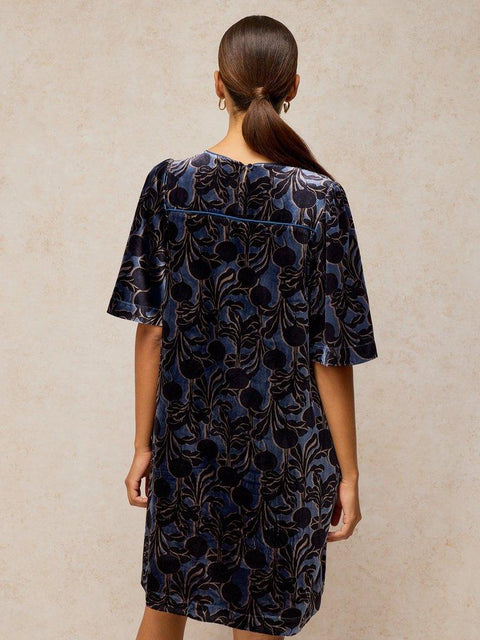White Stuff Harpur Velvet Shift Dress