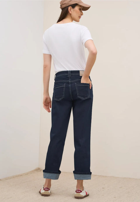 Cecil Neele Straight Rinsed Jeans - Navy