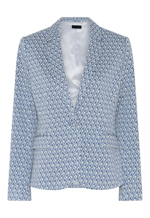 Cro Erage Jacquard Blazer - Blue