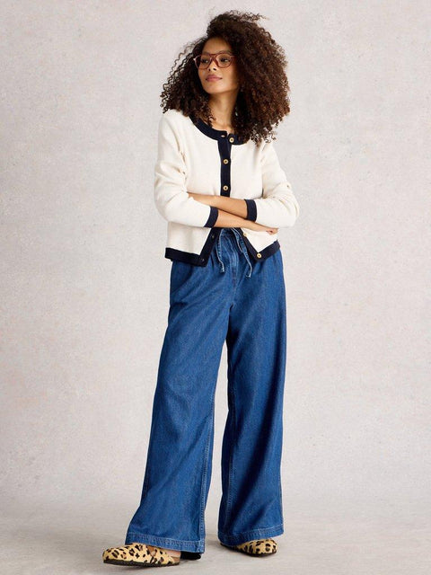 White Stuff Charlotte Cardigan  - Natural Multi