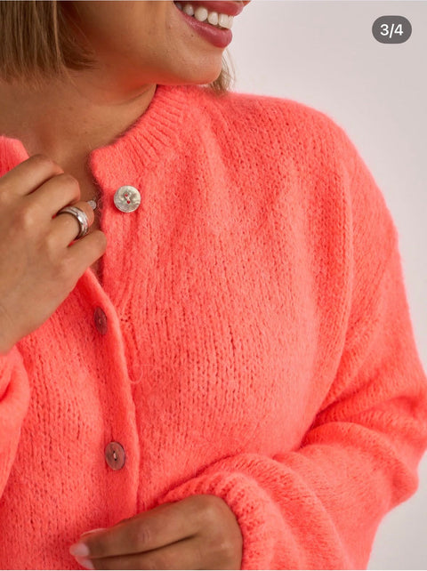 Cardigan Neon Orange