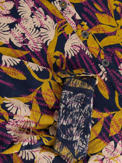 White Stuff Annie Jersey Shirt - Navy Multi