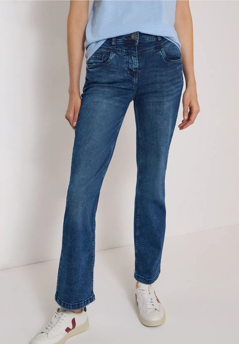 Cecil Toronto Bootcut - Dark Blue Wash