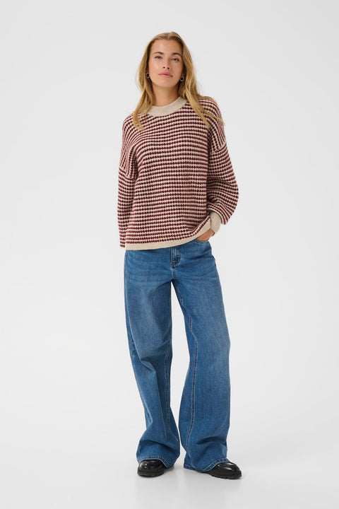 Kaffe Kaellery Knit - Feather grey melange Relaxed Fit