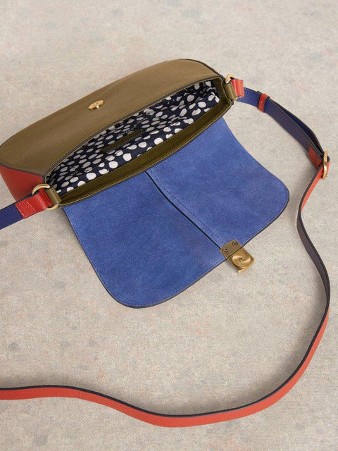 White Stuff - Silvy Lock Crossbody Bag
in BLUE MULTI