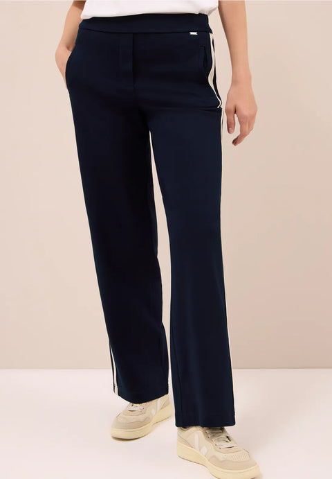 Cecil Neele Straight Trousers with side stripe