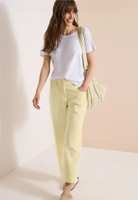 Cecil Neele Jeans- buttermilk yellow