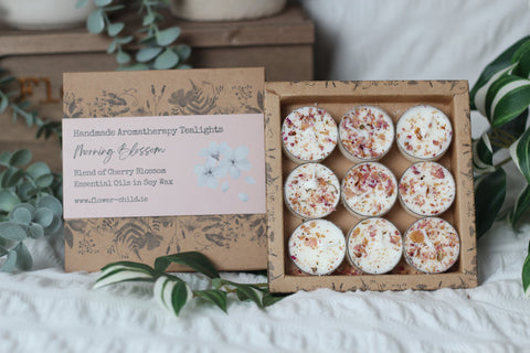 Morning Blossom Tealight Set - 9 pack