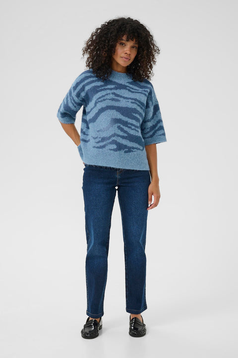 Kassandra Knit - Blue - Relaxed Fit
