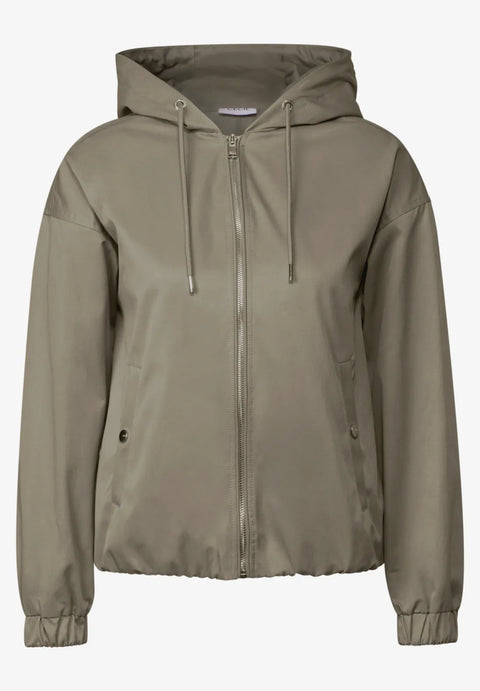 Cecil Jacket with Hood - Taupe