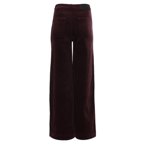 Rant & Rave Jacinda Wide Leg Cord - Plum