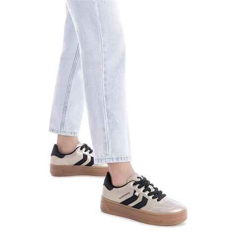 Xti Women's Laced Trainer - Gold