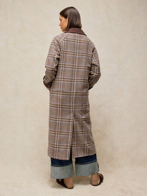 White Stuff Emmeline Check Coat