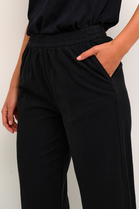 Kaffe Culotte Pants - Black