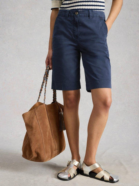 White Stuff Heidi Chino Shorts - Navy