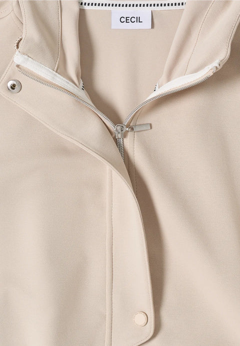Cecil Jacket with Hood - Beige