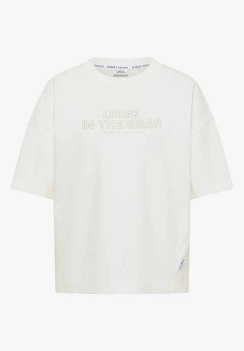 Cecil Tee - Vanilla White