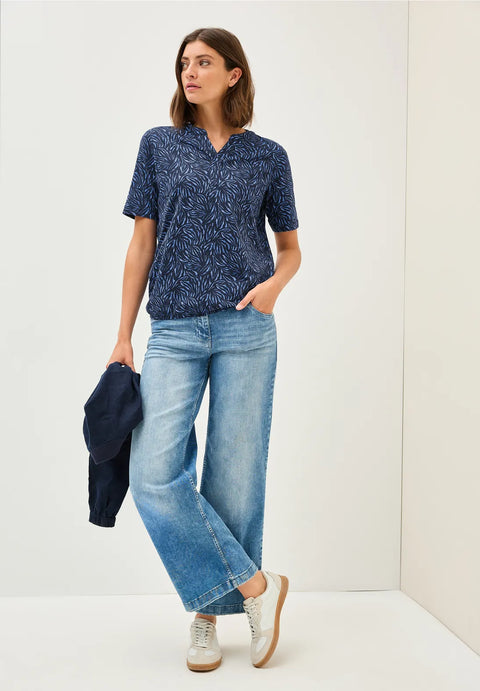 Cecil Minimal Tunic - Navy