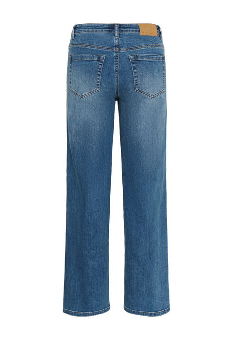 Kaffe Kabeook HW Reg Fit Jeans - med blue