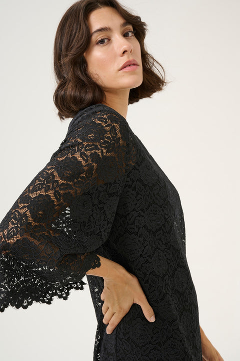 Kaffe Black Lace Dress