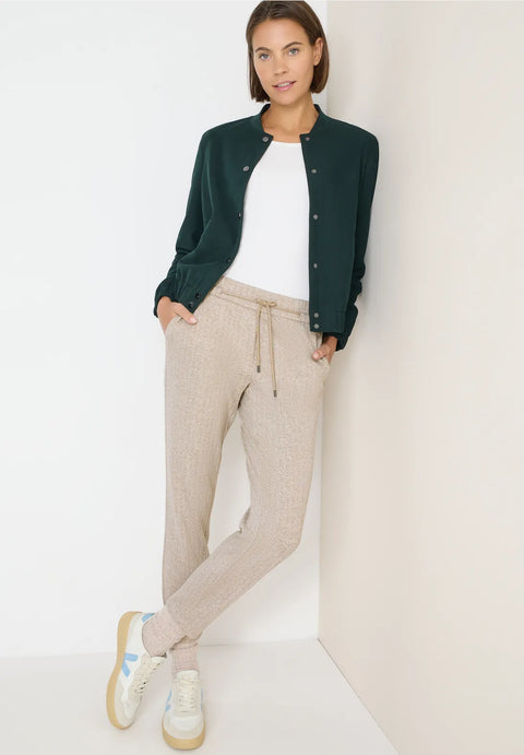 Cecil Tracey Creamy White Casual Trousers