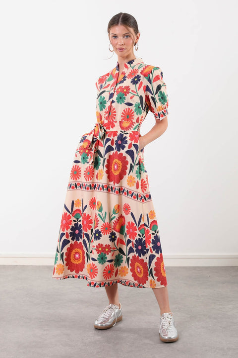 Marc Angelo Sonya Multi Print Dress