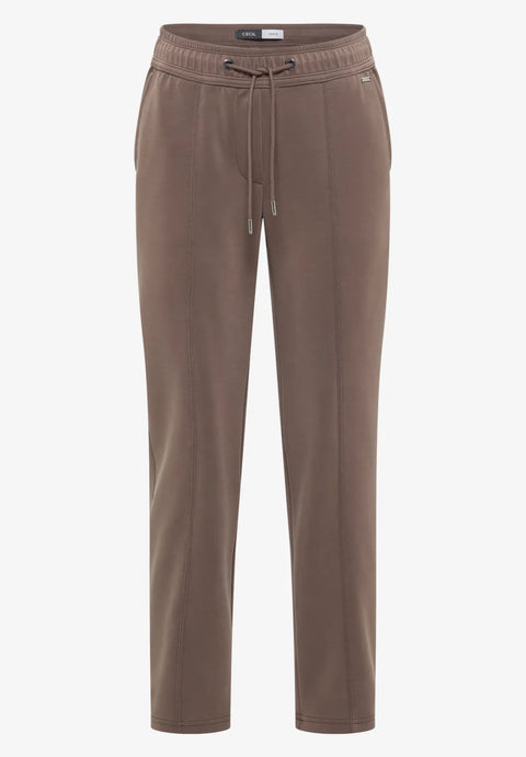 Cecil Tracey Slim Leg Trousers - Urban Taupe - Leg 30inch