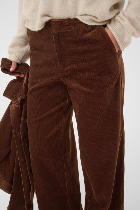 Part Two Columba Pants - downtown brown