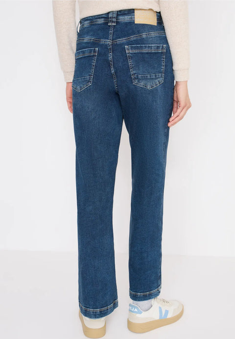 Cecil Neele Wide Leg Patch Pocket Jeans