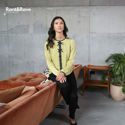 Rant & Rave Ichi Top Lime Green