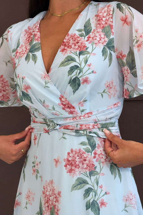 Girl in Mind Daisy Dress - Blue