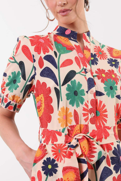 Marc Angelo Sonya Multi Print Dress