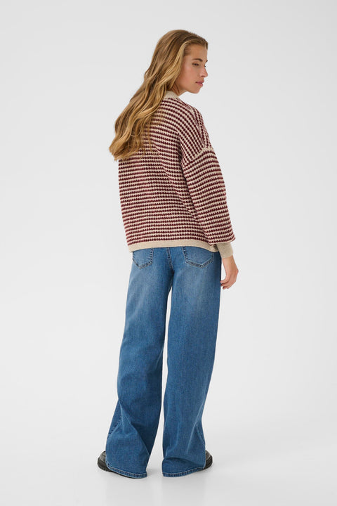 Kaffe Kaellery Knit - Feather grey melange Relaxed Fit