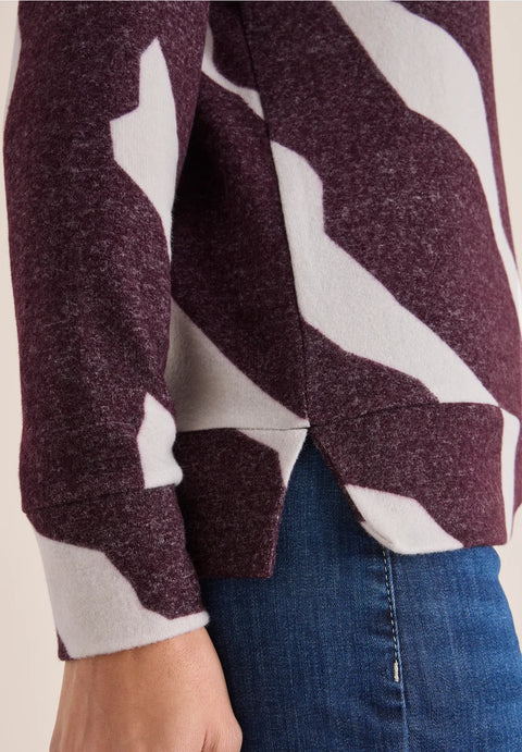 Cecil Cowl Neck Cosy Patterned Sweater