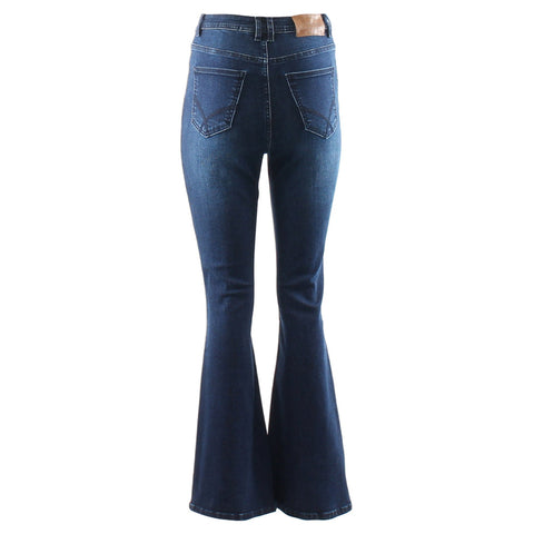 Rant & Rave Kym Flair Jeans Short - Dark Indigo