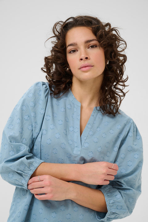 Kaffe Kaneya Blouse - Blue