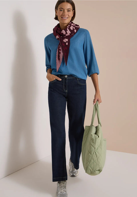 Cecil Knit Triangle Scarf