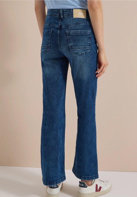 Cecil Toronto Bootcut - Dark Blue Wash
