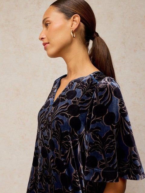 White Stuff Harpur Velvet Shift Dress