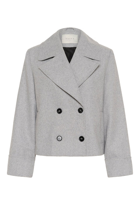 Kaffe Kajulia Coat - Light Grey