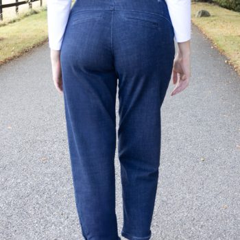 No2moro Rhea Barrel Leg Jeans - indigo wash
