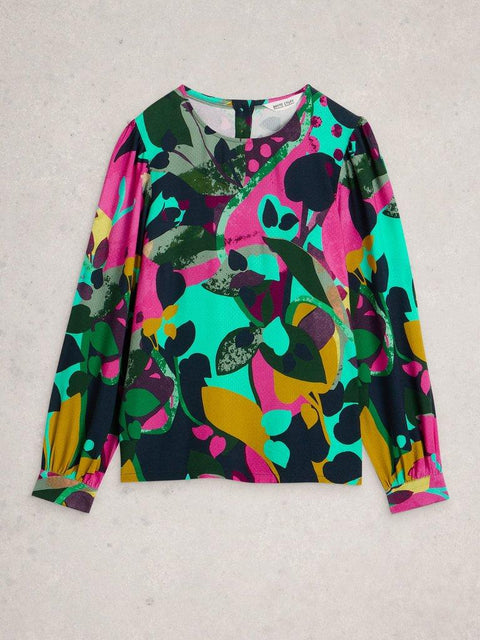 White Stuff Ulla Top - Pink Multi