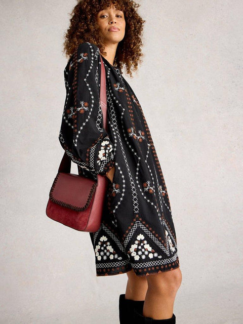 White Stuff- Isabelle Satchel Bag
in MID RED